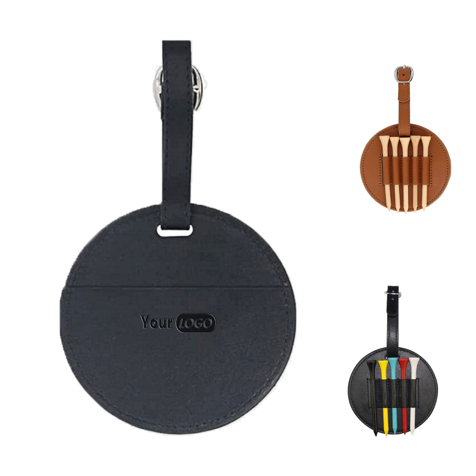Leather Golf Nail Storage Case 4