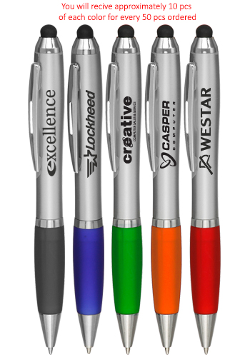 Assorted Color Stylus Ballpoint Pens 2