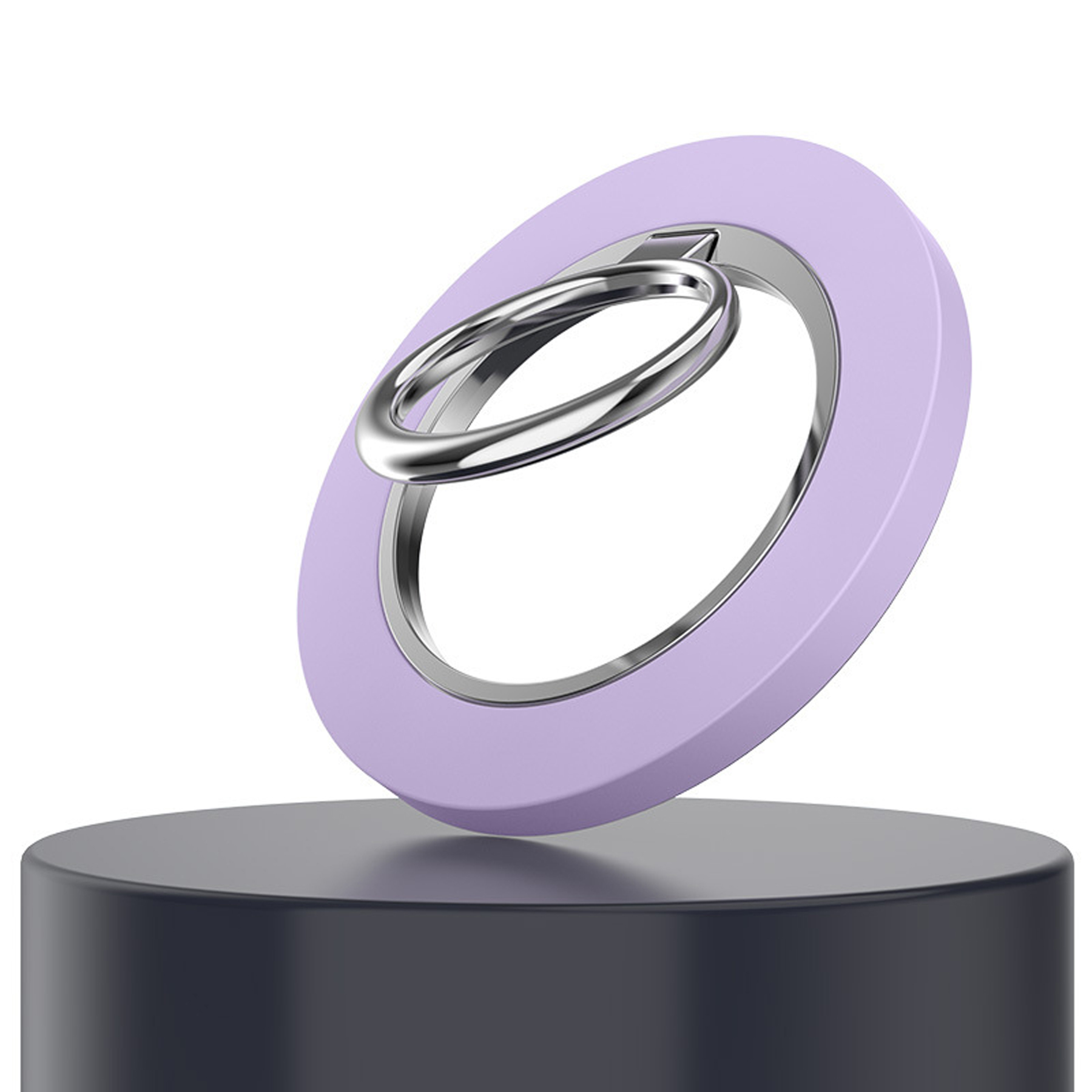 Magnetic Phone Ring Grip for Wireless Charging 4