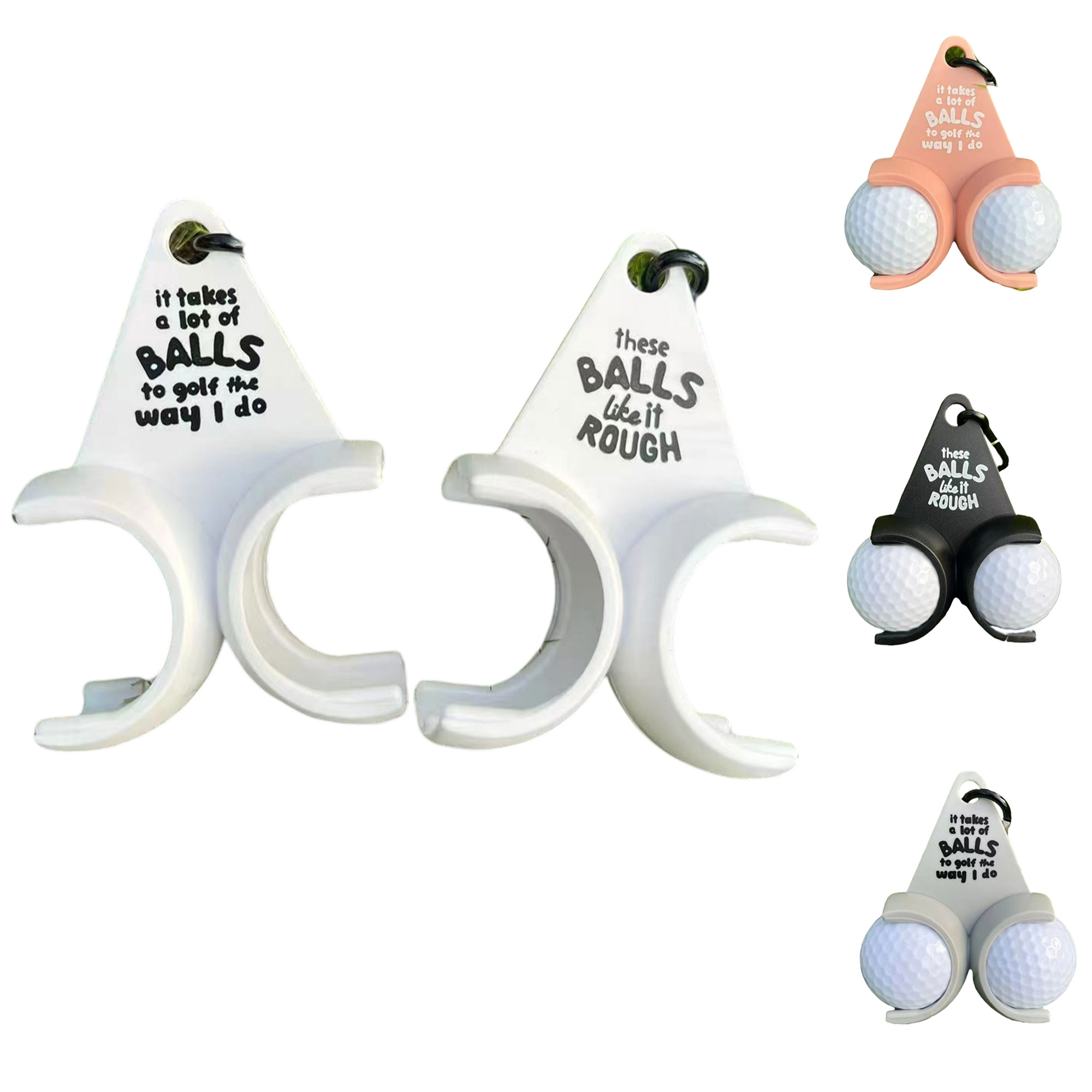 Funny Golf Tee Holder with Clip 3