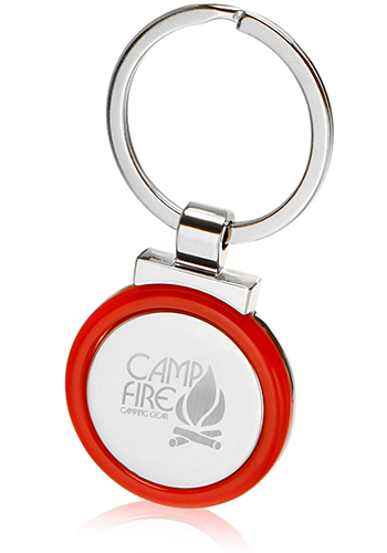 Color Accent Metal Keychains 5