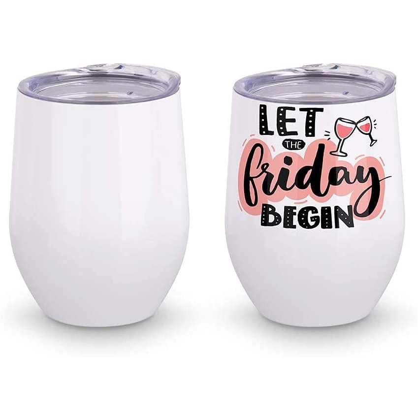 12 ounce Steel insulated wine/whisky tumbler with locking lid and straw 3