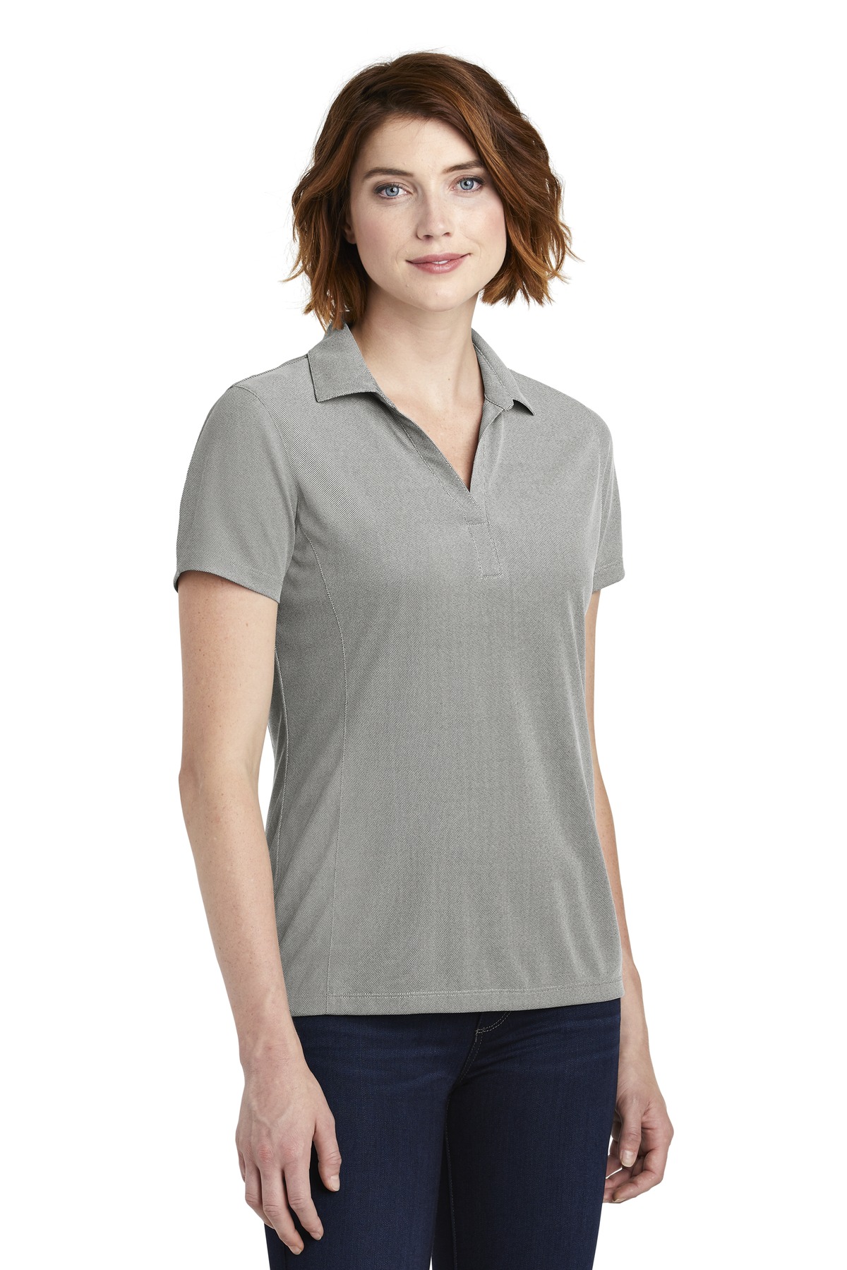 Women's Poly Oxford Pique Polo