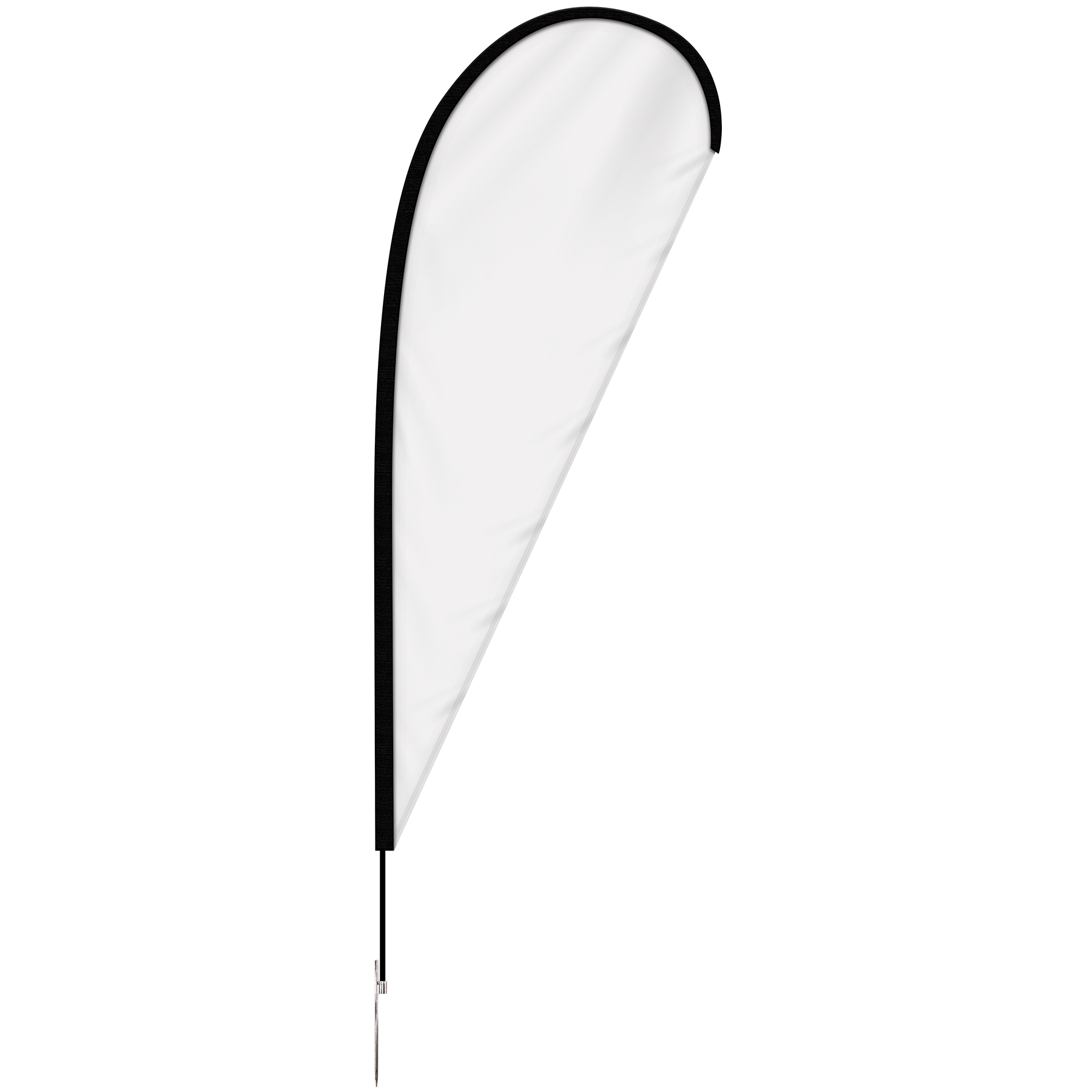 24 - Hour 8' Single Reverse Teardrop Banner with Hardware Set 13