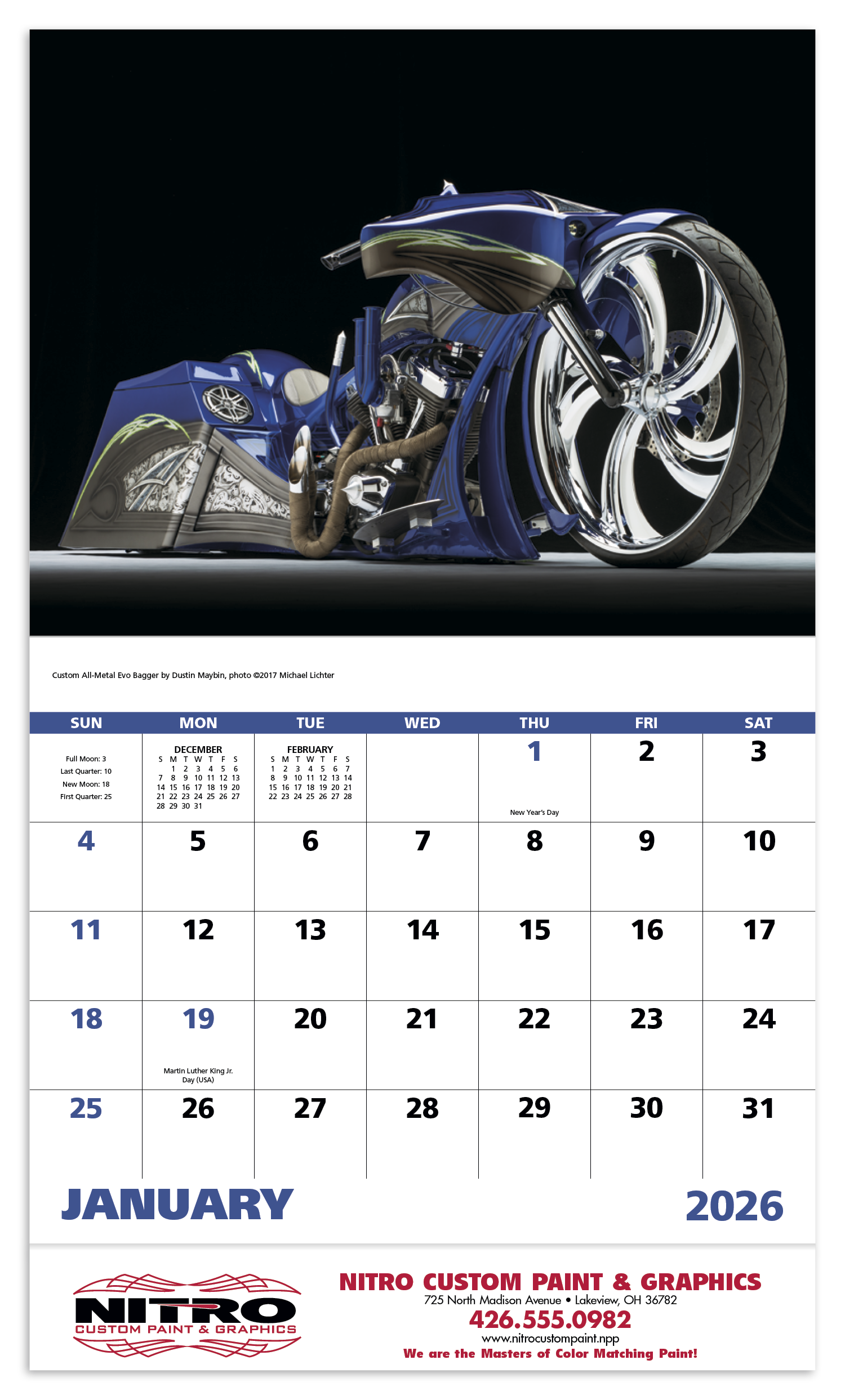 Good Value™ Motorcycles - Stapled Calendar 53