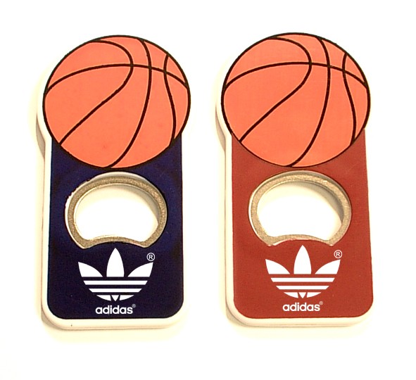 Jumbo size basket ball shape magnetic bottle openerr