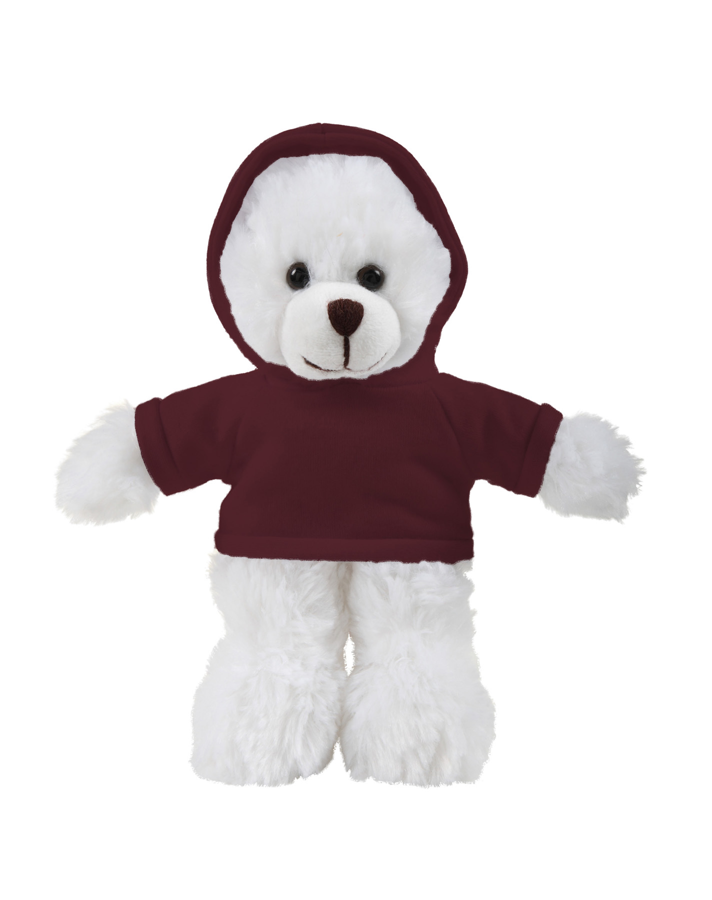 soft plush White Bear with hoodie 20