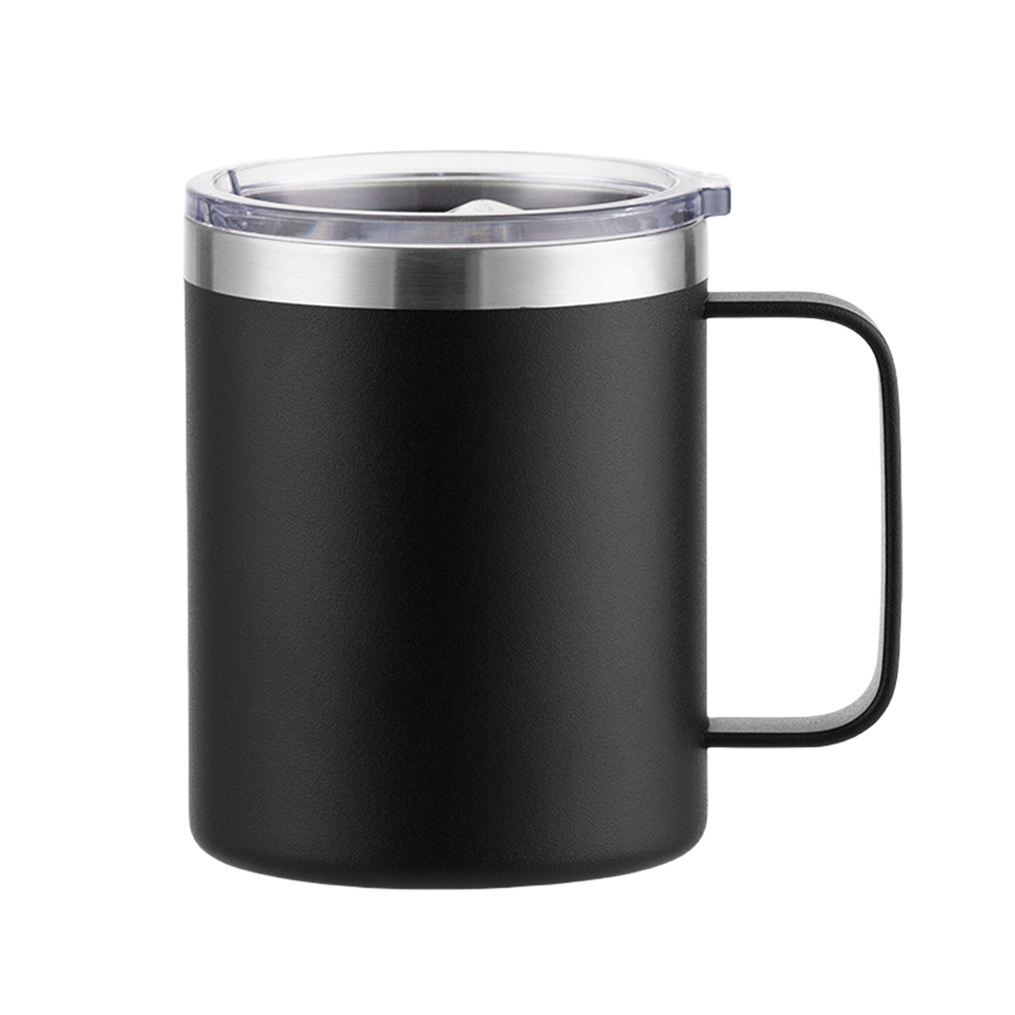 12oz 304 Stainless Steel Double Handle Car Mug with Powder Coated Sublimation Design 14