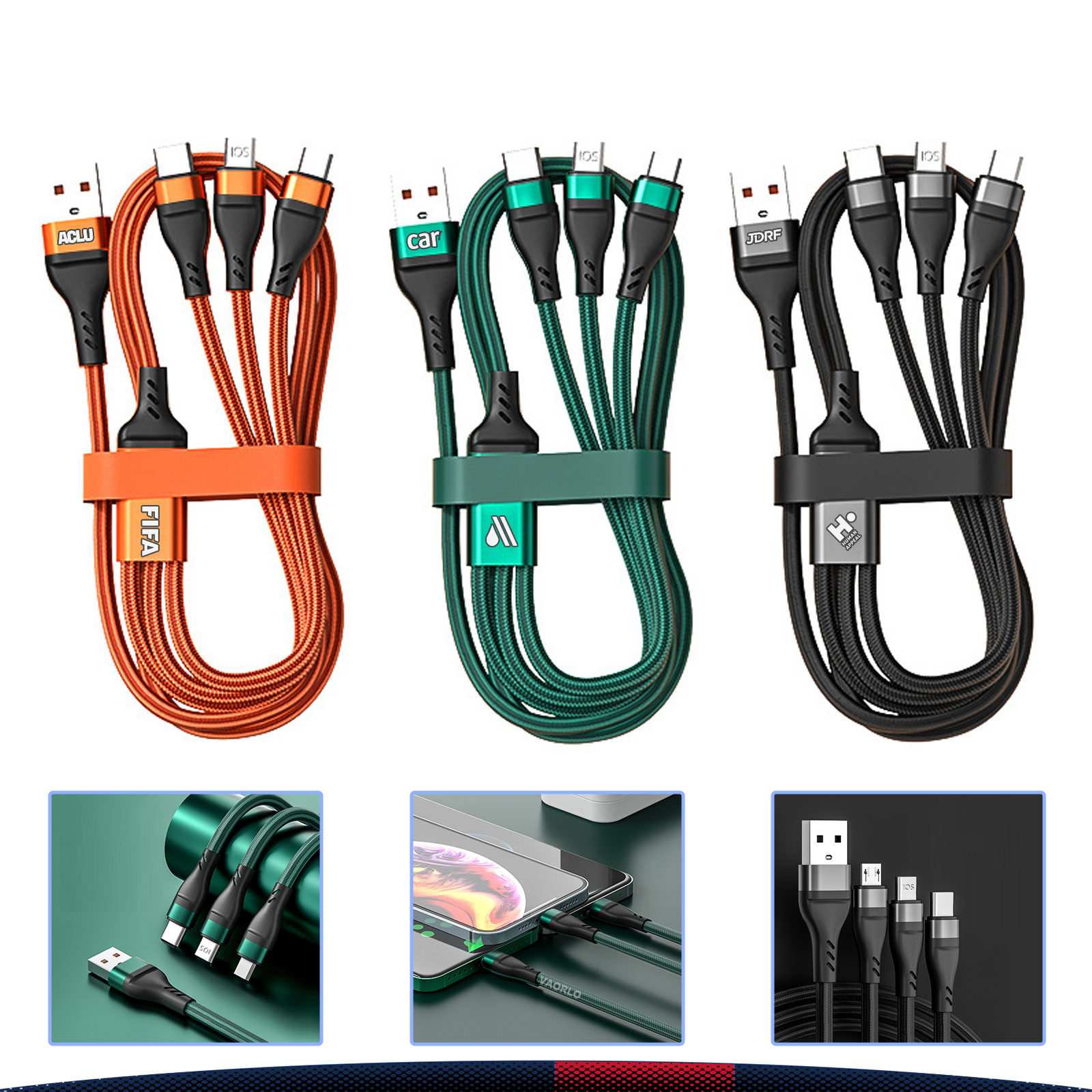 Geno 3in1 Charging Cable 2