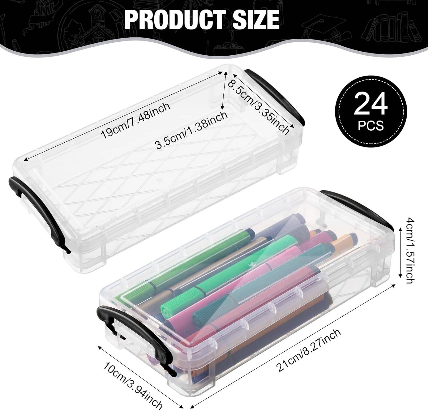 Large Capacity Plastic Pencil Box 5