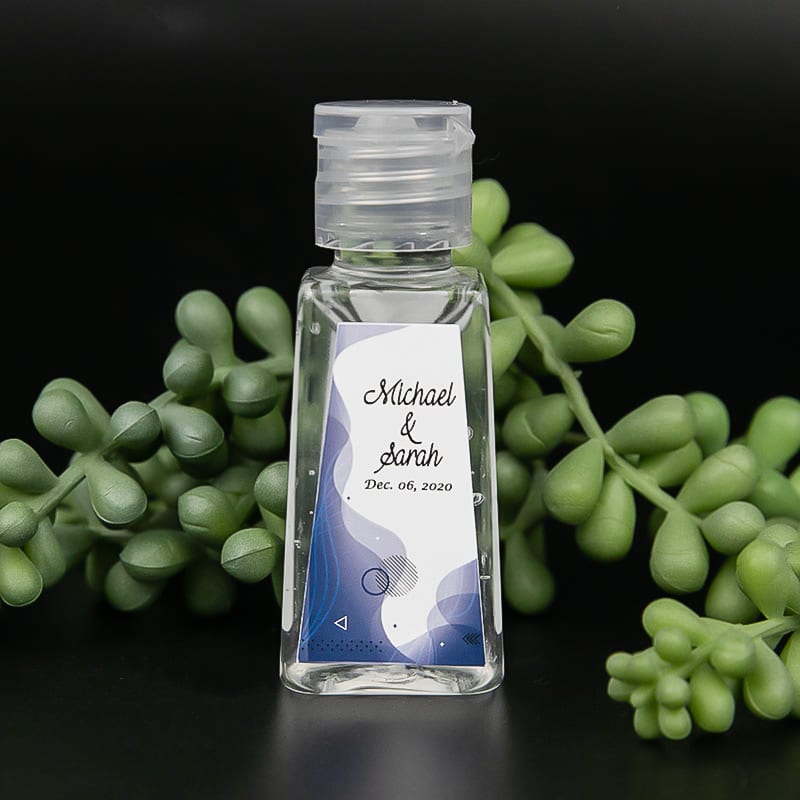 1oz Custom Hand Sanitizer Triangle Bottles 4