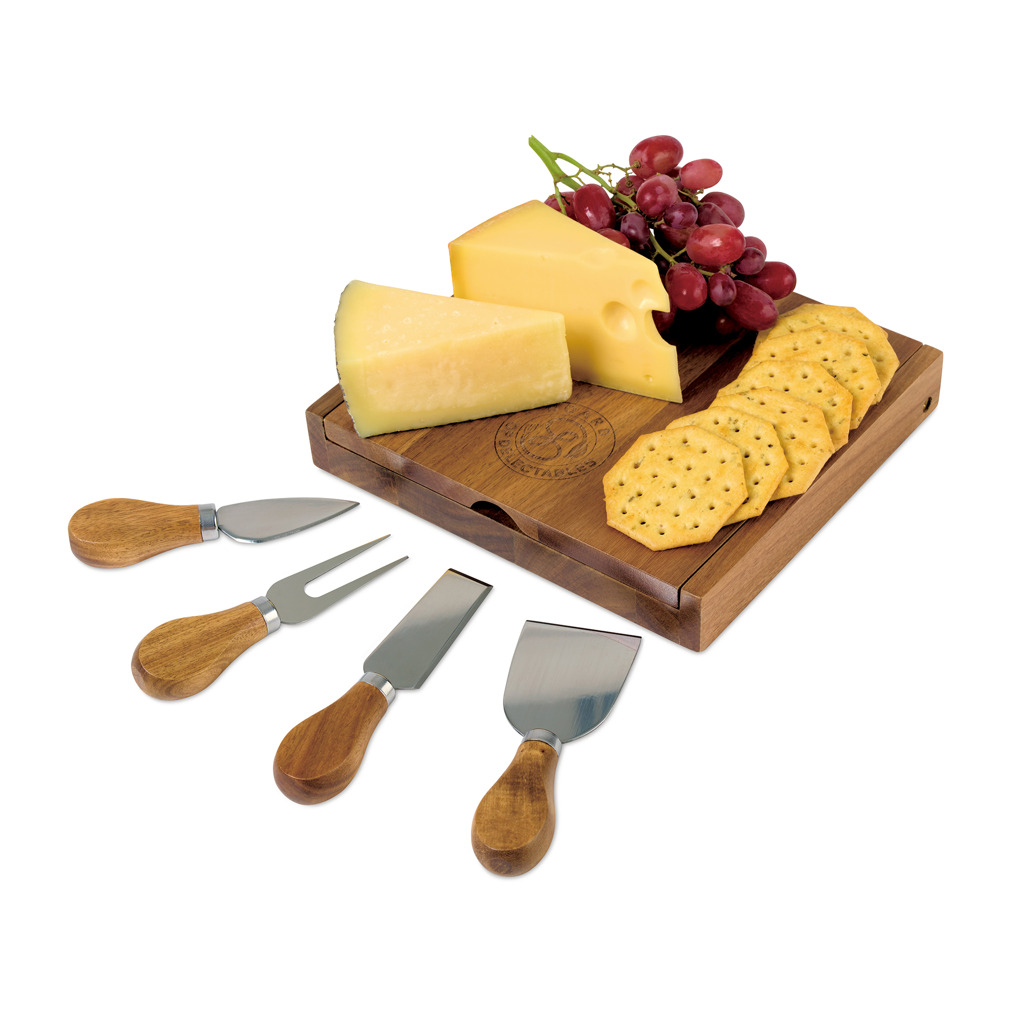 La Cuisine™ Cheese Board with Serving Set 10