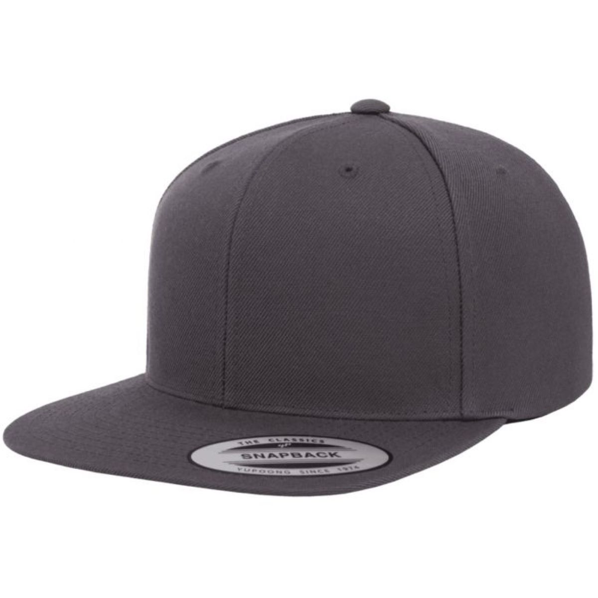 Yupoong 6089M YP Classics Premium Flat Bill Snapback Hat with Embroidery 17