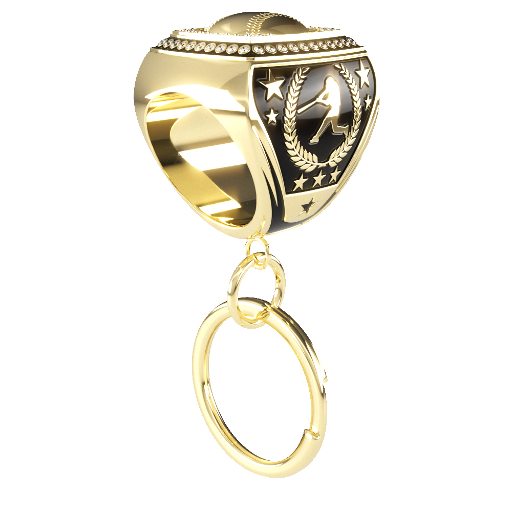 Epic Keychain Ring w/ Stock Bezel & Stock Side Inserts 29