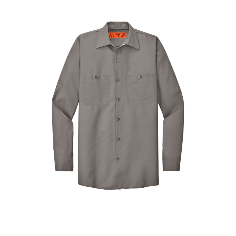 Red Kap Long Size, Long Sleeve Industrial Work Shirt. 14