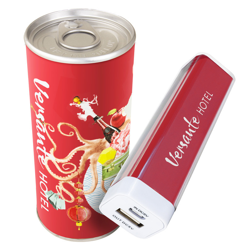 Power Shot 10 - 2200 mAh Plastic USBP2200P Power Bank in Branded Can 5