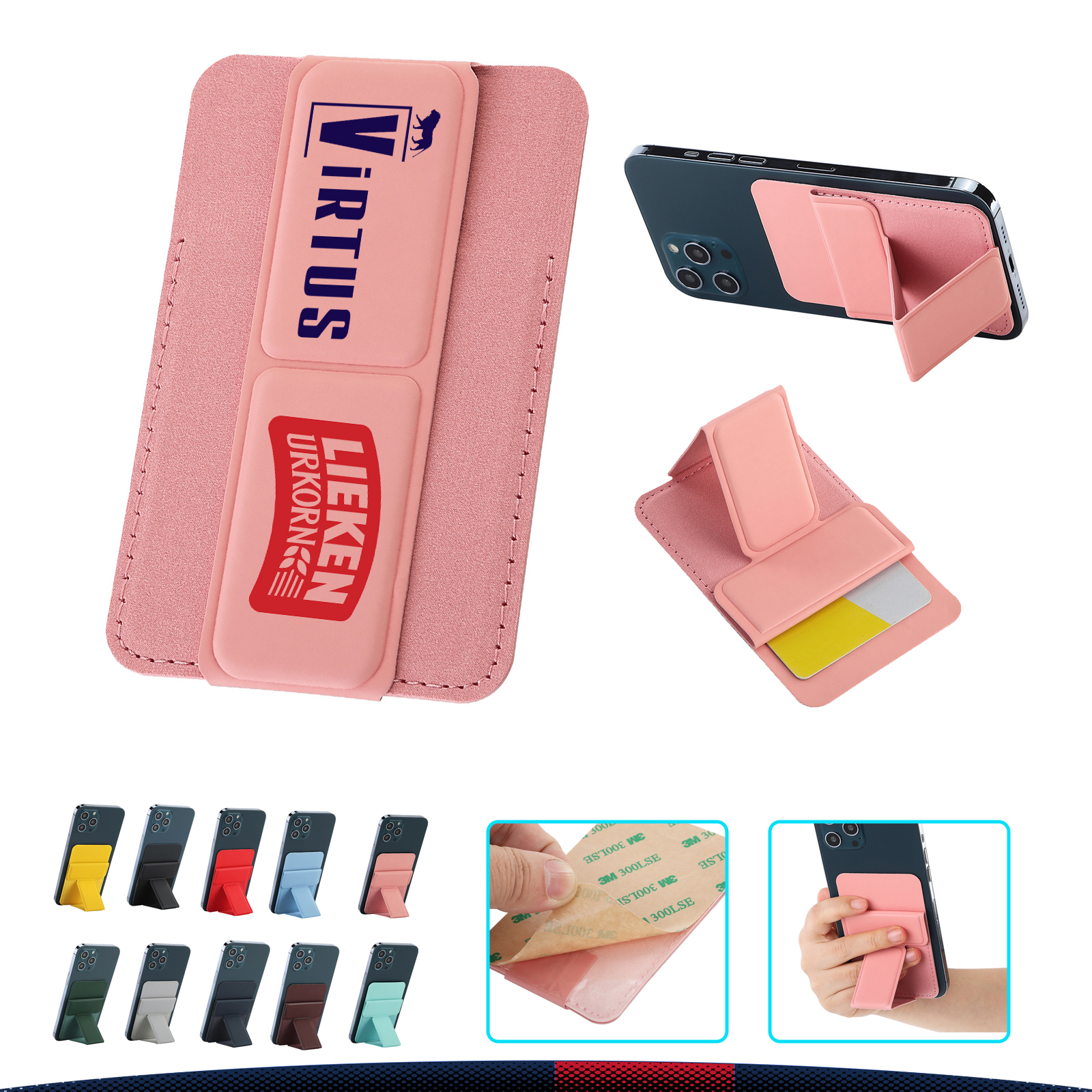 Invisible Holder Cell Phone Card Sleeve 6