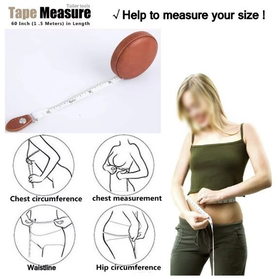 Mini Soft Leather Tape Measure 4