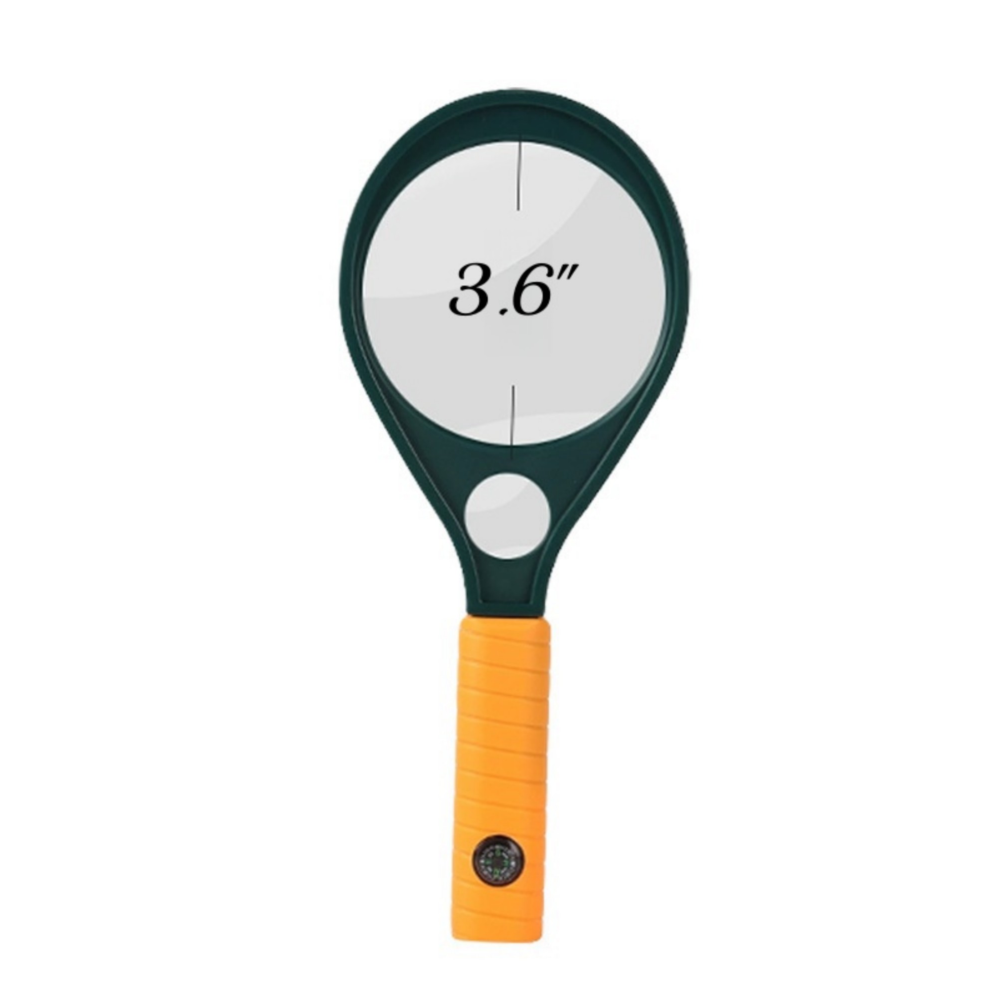 10X 90mm Magnifying Glass With Compass 3