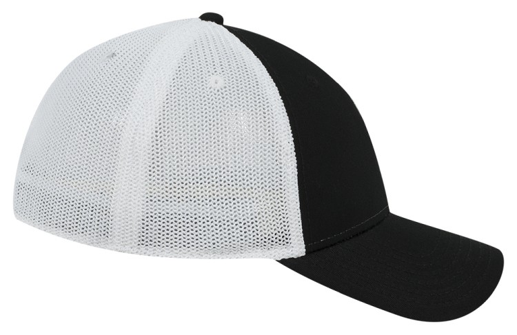 OTTO CAP® OTTO FLEX® Fitted 6 Panel Low Profile Mesh Back Trucker Hat 9