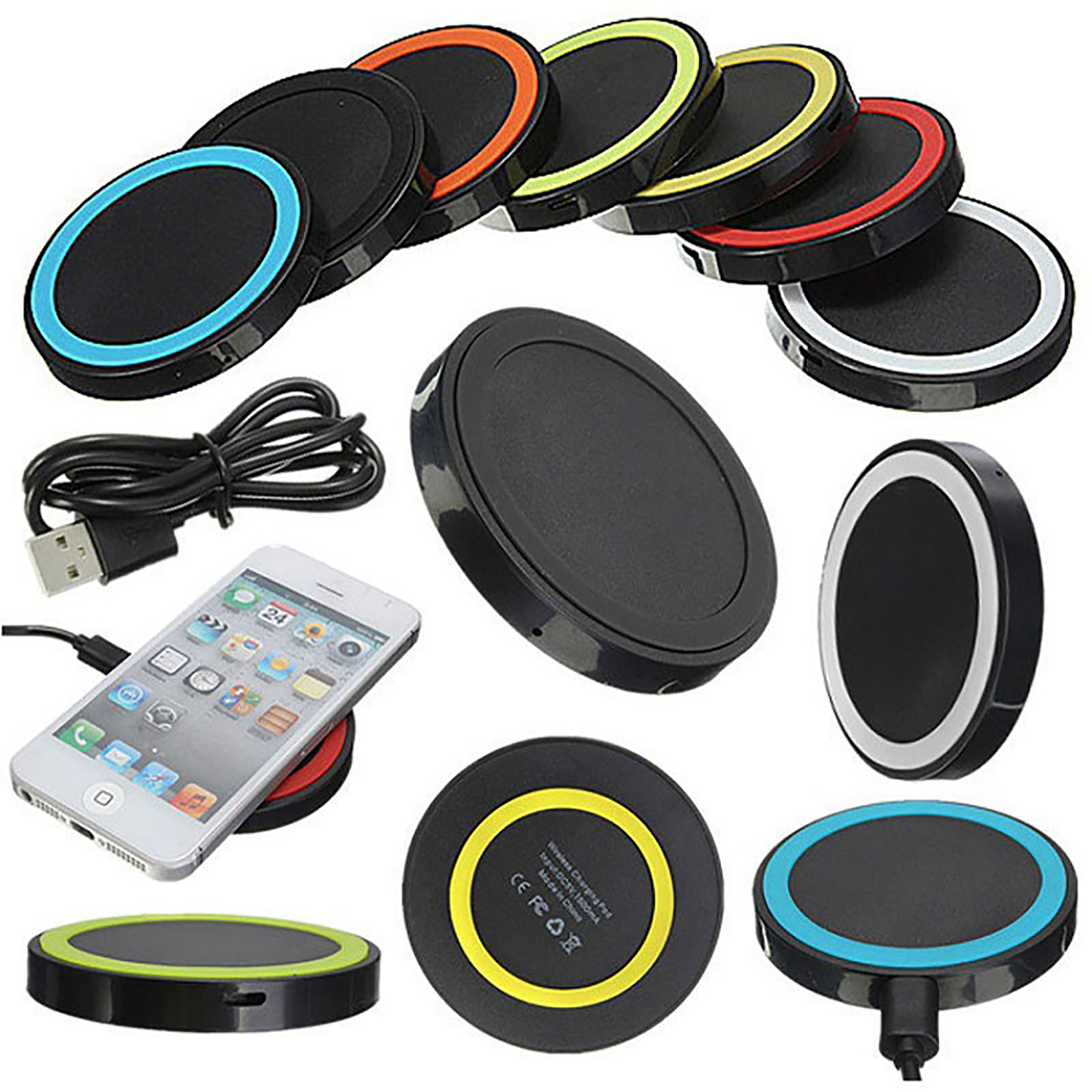 Fast Wireless Charging Pad for iPhone and Samsung 4