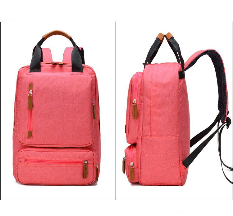 Canvas Laptop Backpack for Women Men 7