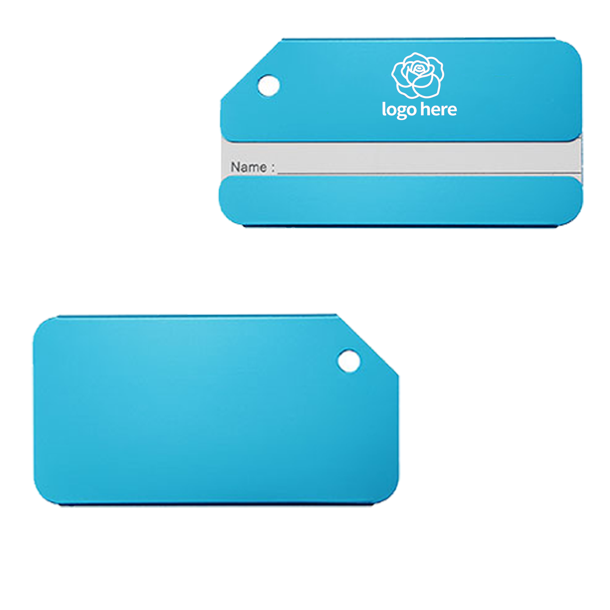 Premium Luggage Identifier Tag Steel Loop 3