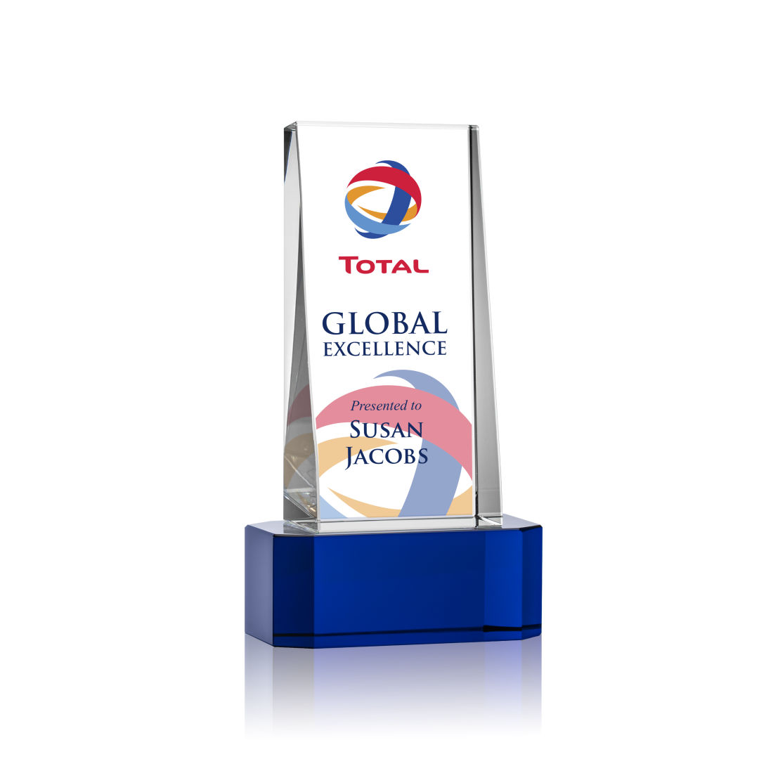 Milnerton VividPrint™ Award on Base - Blue 8