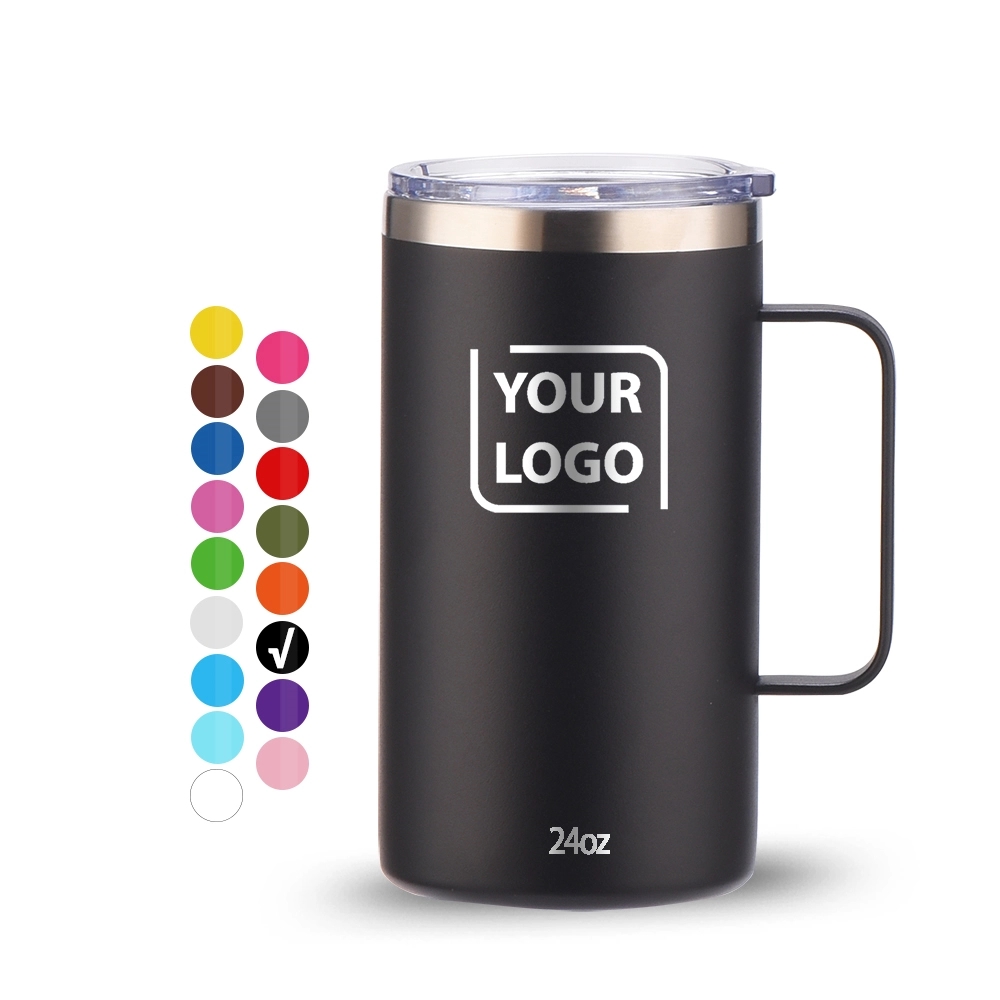 24 Oz Stainless Steel Vacuum Insulated Mug 5