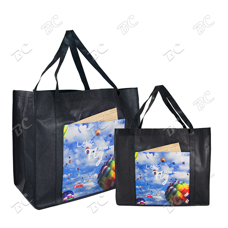 18 x 15 inch 100 GSM PET Non-woven Shopper Tote Bag 3