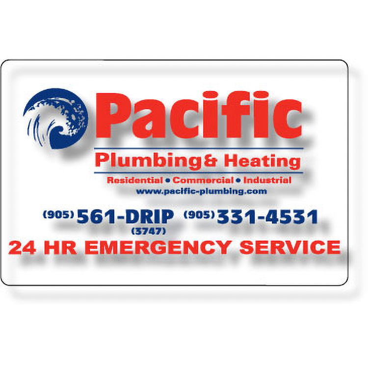 Clear Gloss Polypropylene Roll Labels Stock Rectangle (3.25"x5")