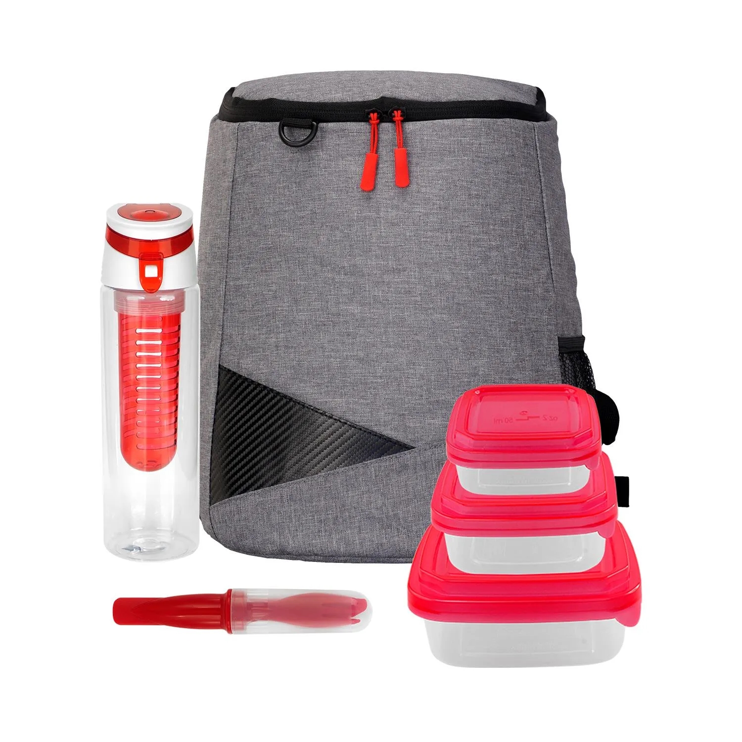 Portion Control Drink & Cutlery Set 5