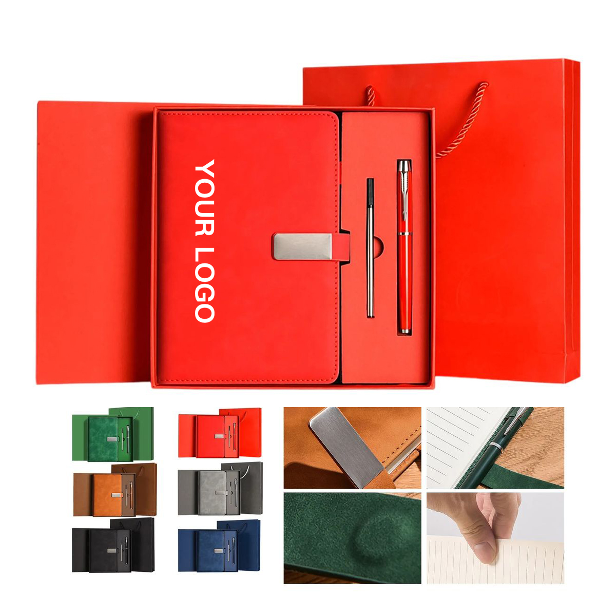 Full-Color Office Gift Set with Notebook and Pen 2