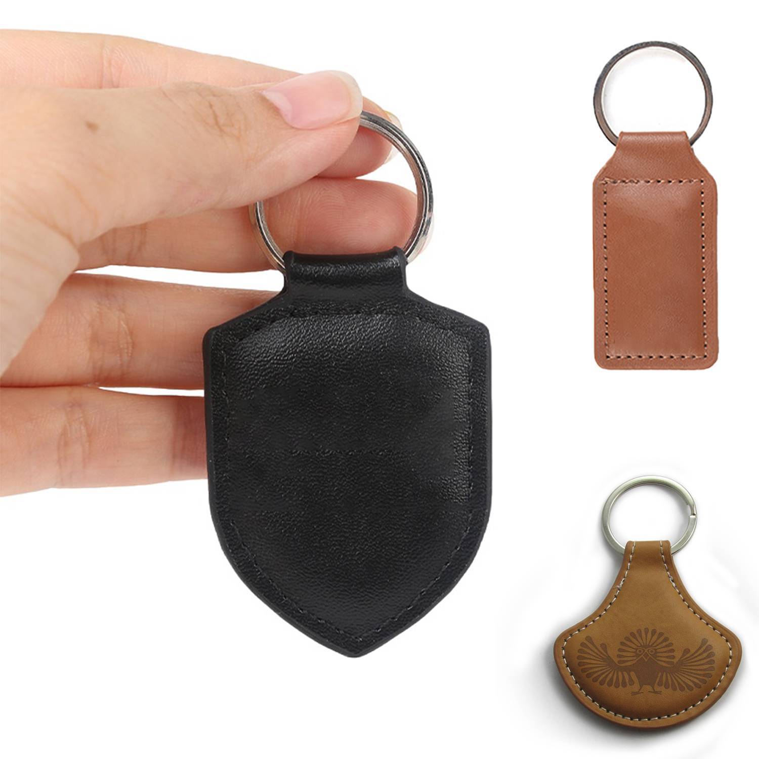 PU Leather Keychain Pendant 2