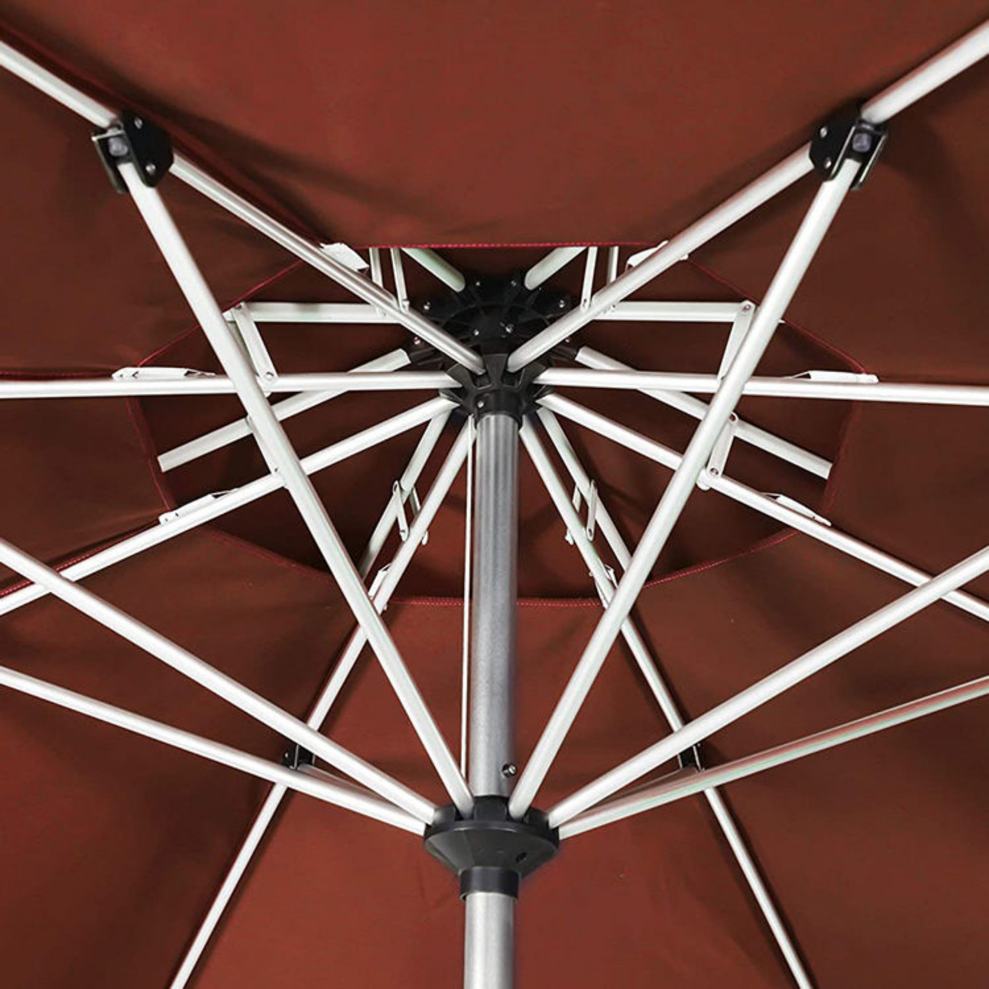 Double Layer Outdoor Sun Patio Umbrella MOQ1 1
