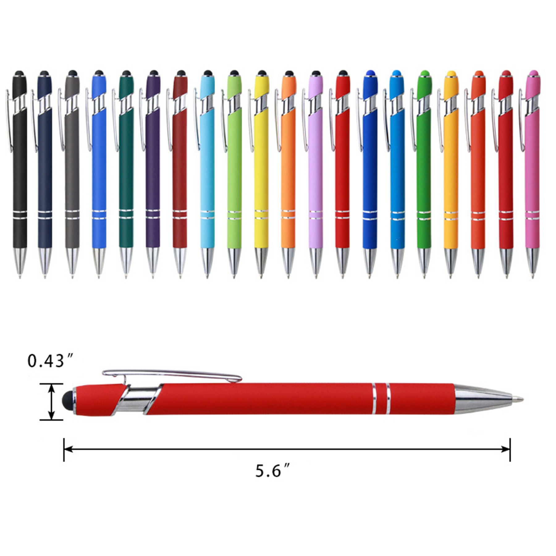 Soft-Touch Aluminum Ballpoint Pen 1