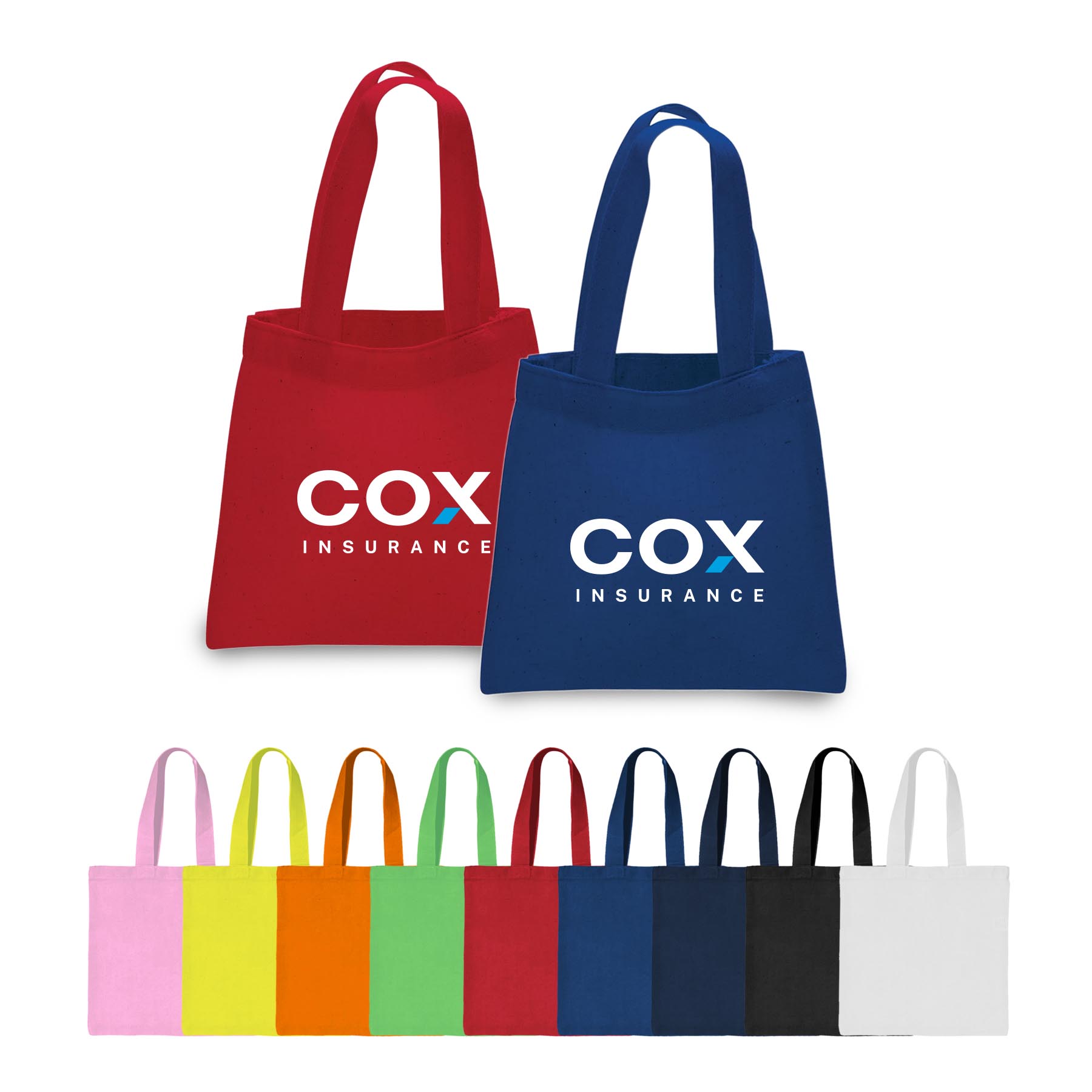 6 Oz. 100% Cotton Canvas Economical Mini Tote Bag_R104BT 4
