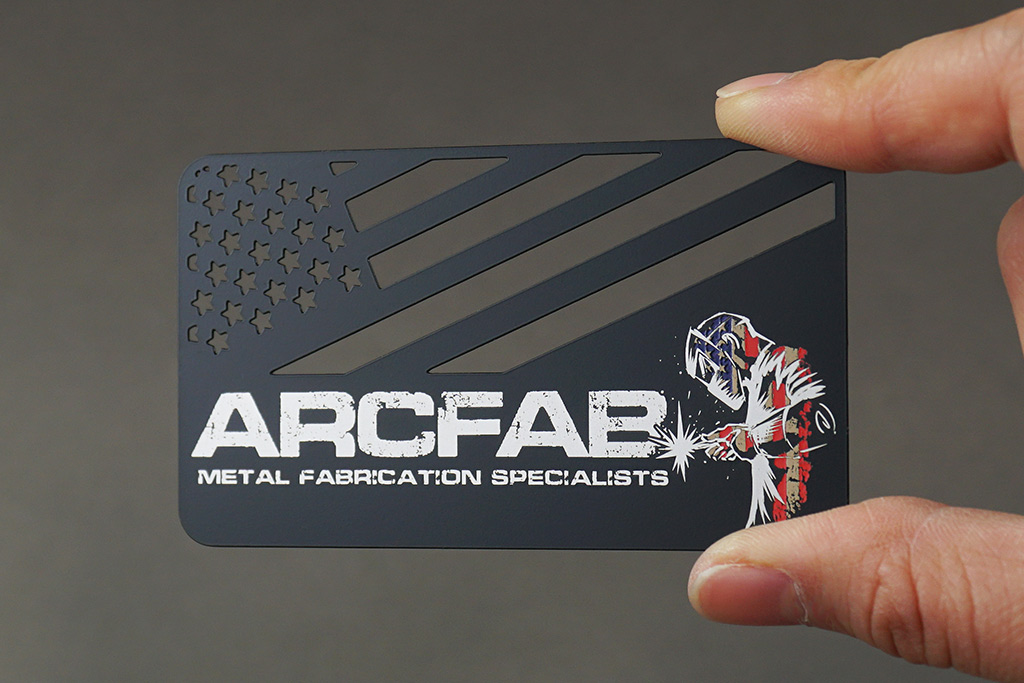 Black Metal Business Cards 5