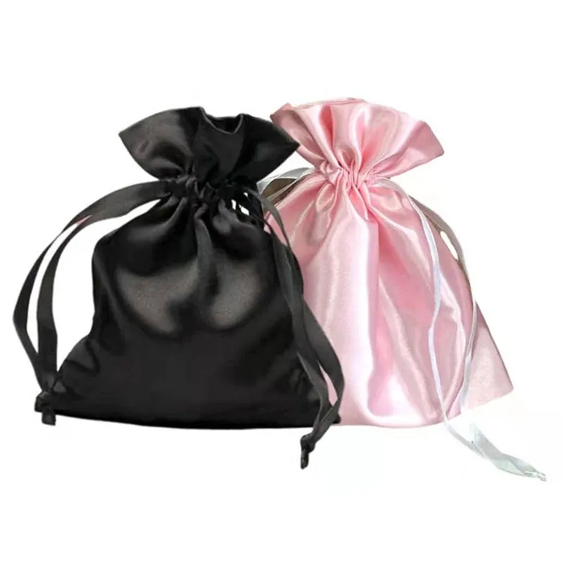 Customize Satin Gift Drawstring Bag 5
