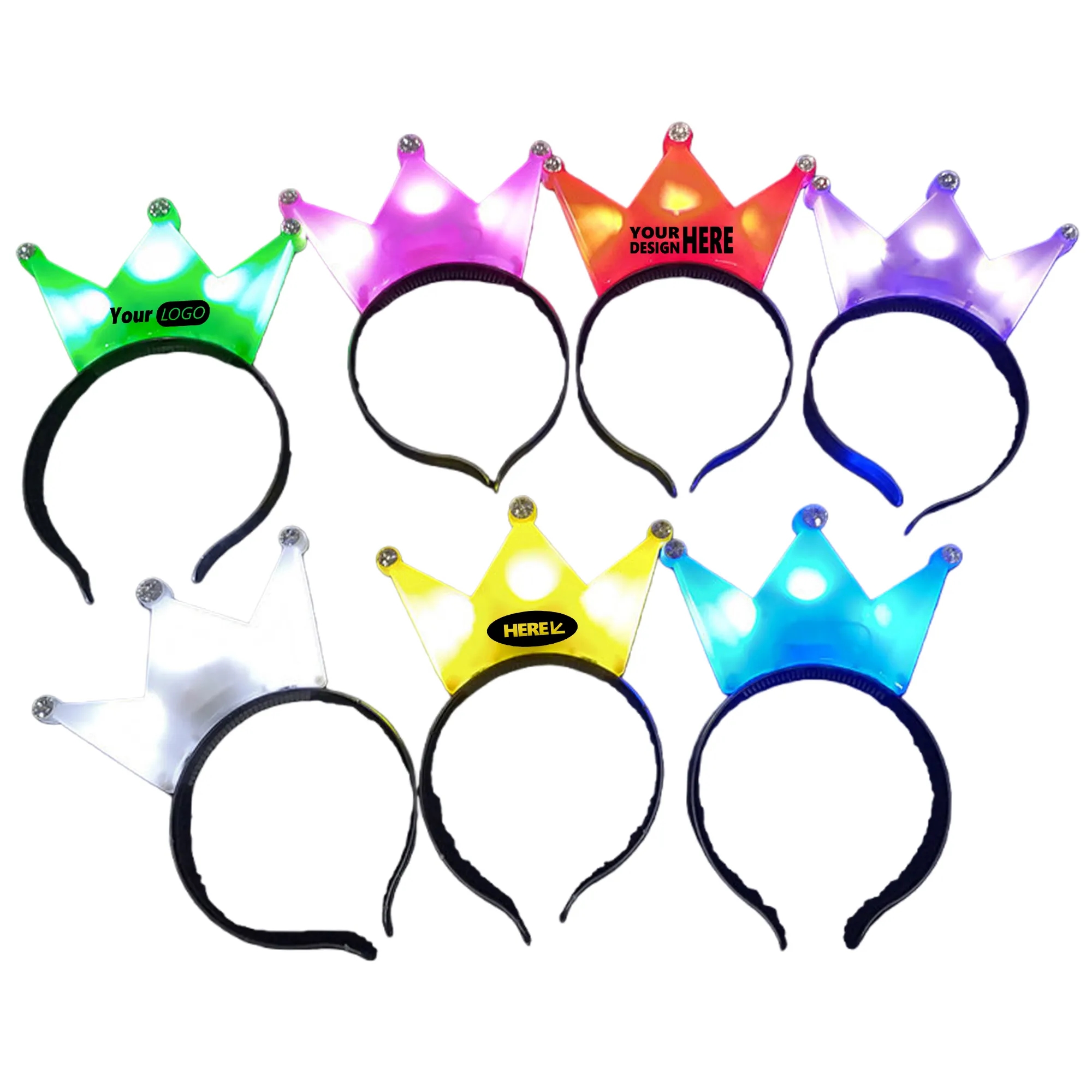 Light-Up Tiara Hair Clip
