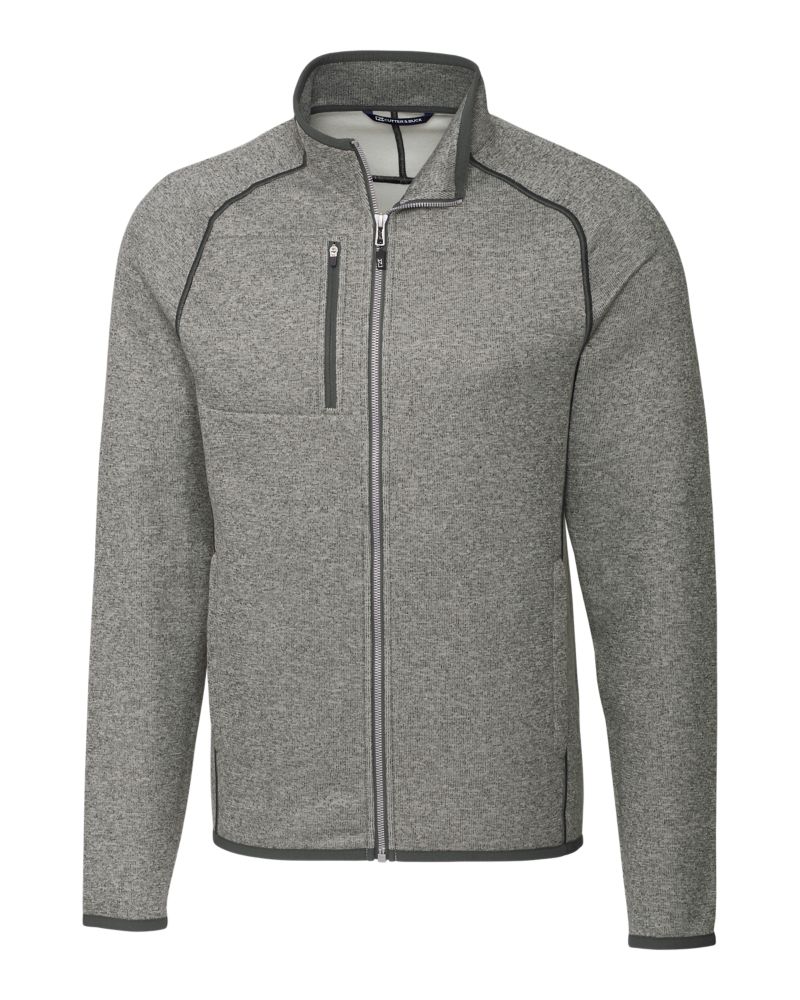 Cutter & Buck Mainsail Sweater-Knit Mens Full Zip Jacket 5