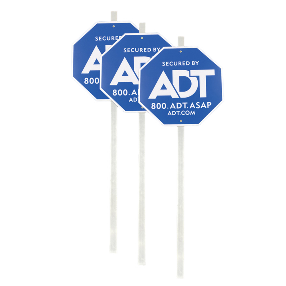 Aluminum Custom Warning Sign with Stake 2