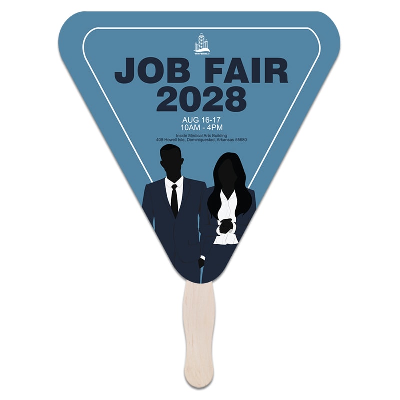 Triangle Hand Fans 4