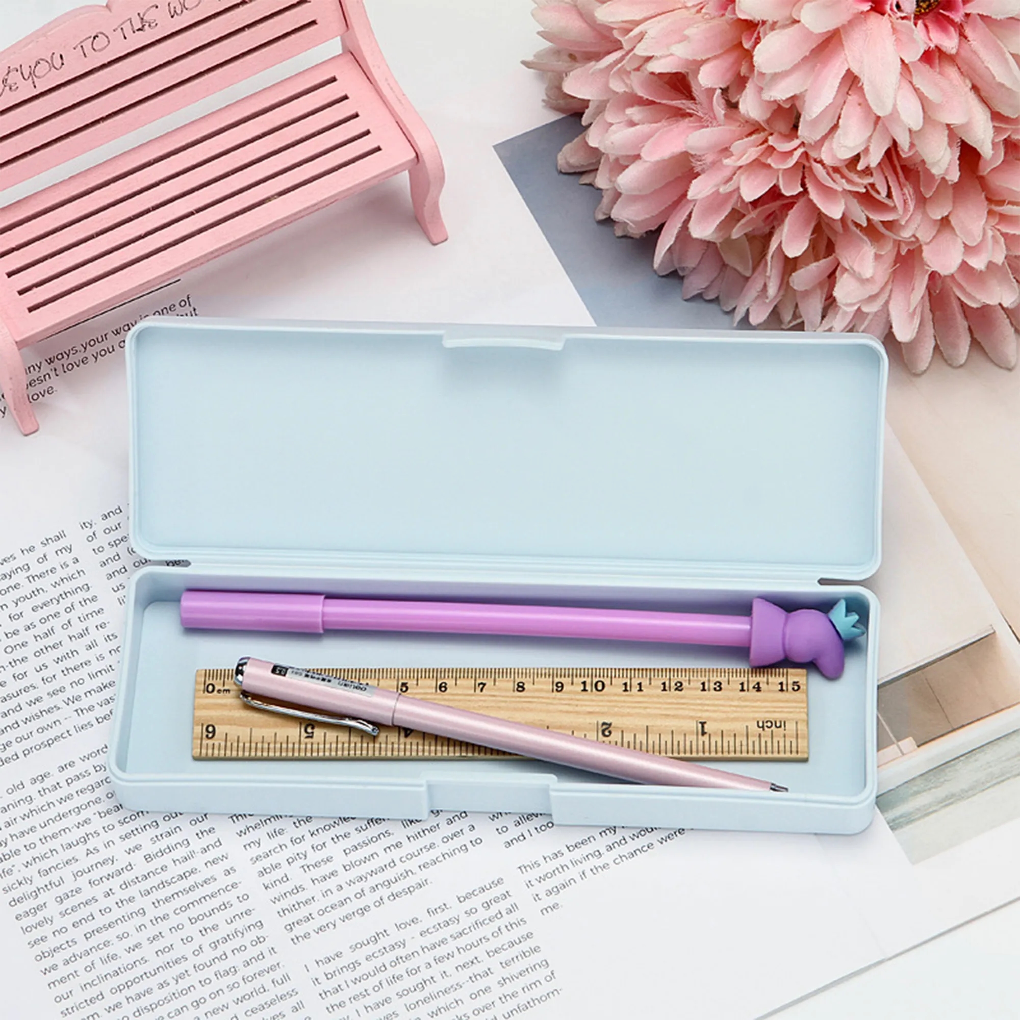 Frosted Surface Portable Pencil Case 8