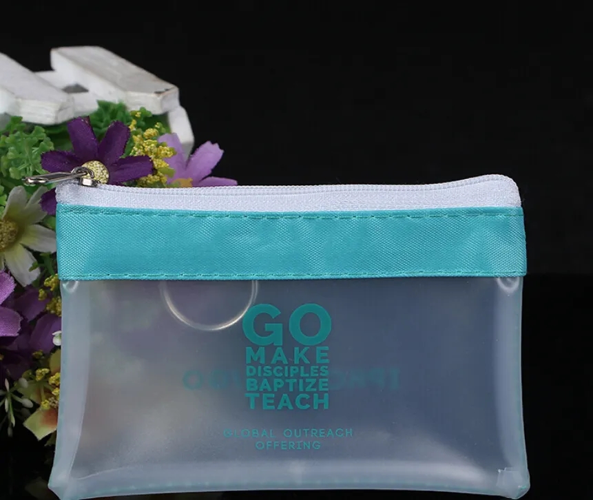 Translucent Zippered Coin Pouch 1
