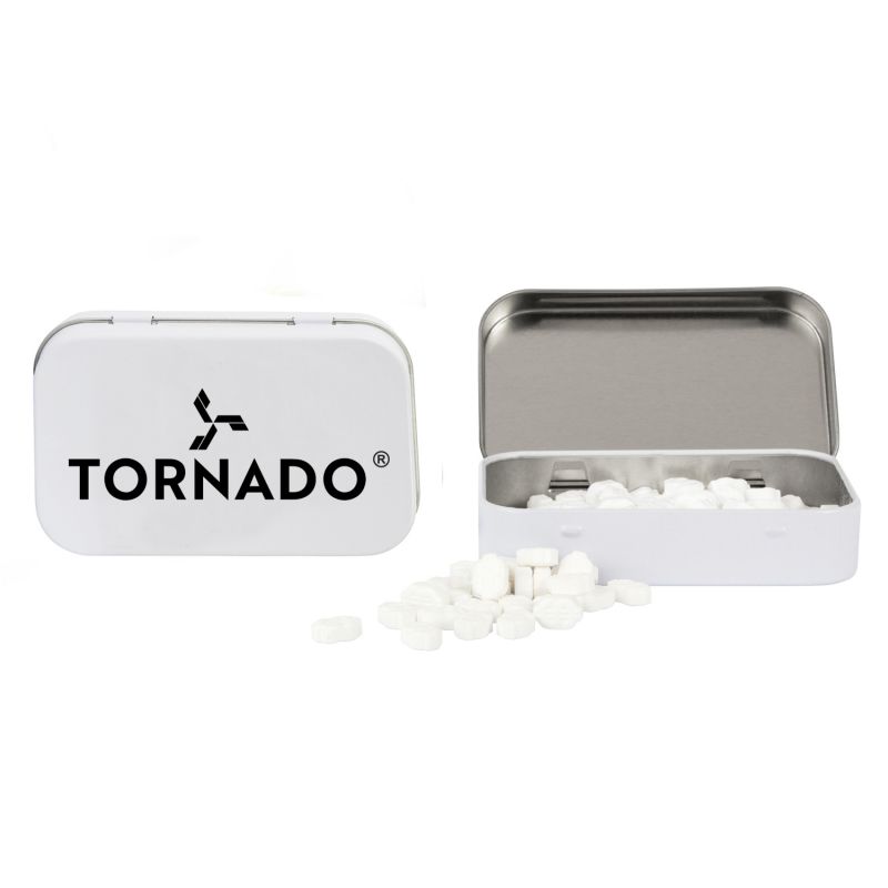 Rectangular Tin with Dollar Sign Shaped Mints 4