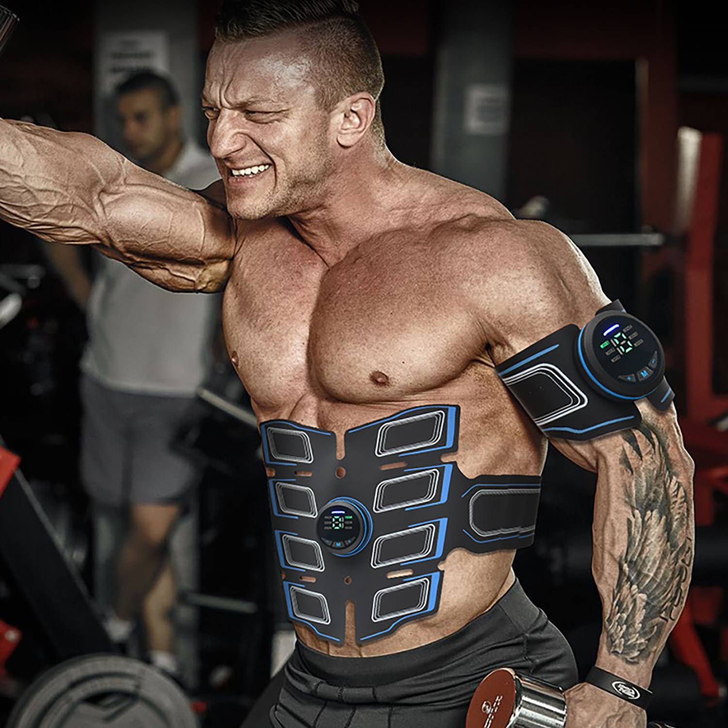 Smart Power-Off Rechargeable Abs Fitness Belt 4