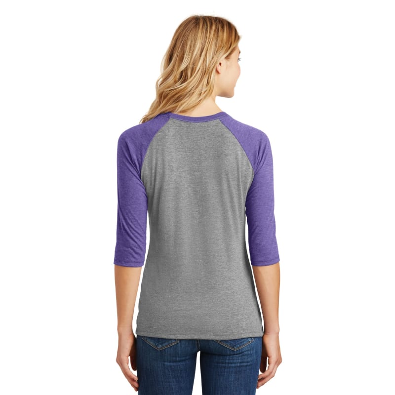 District Women's Perfect Tri 3/4-Sleeve Raglan. 32
