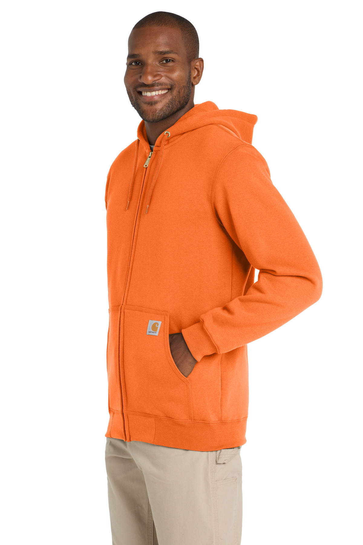 Carhartt Midweight Hooded Zip-Front Sweatshirt. CTK122, custom hoodie or sweatshirt with logo imprint 18