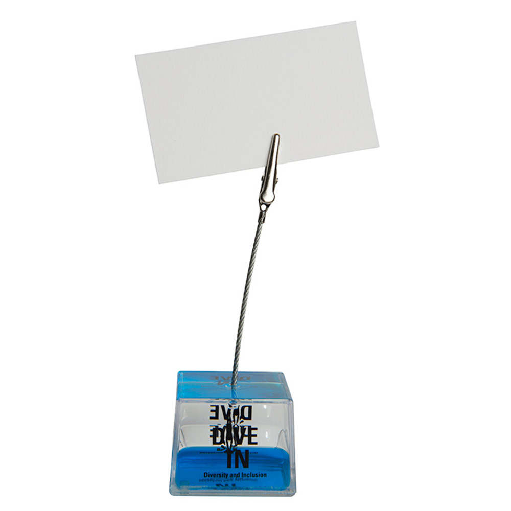 Liquid Wave Cube Memo Holder 2